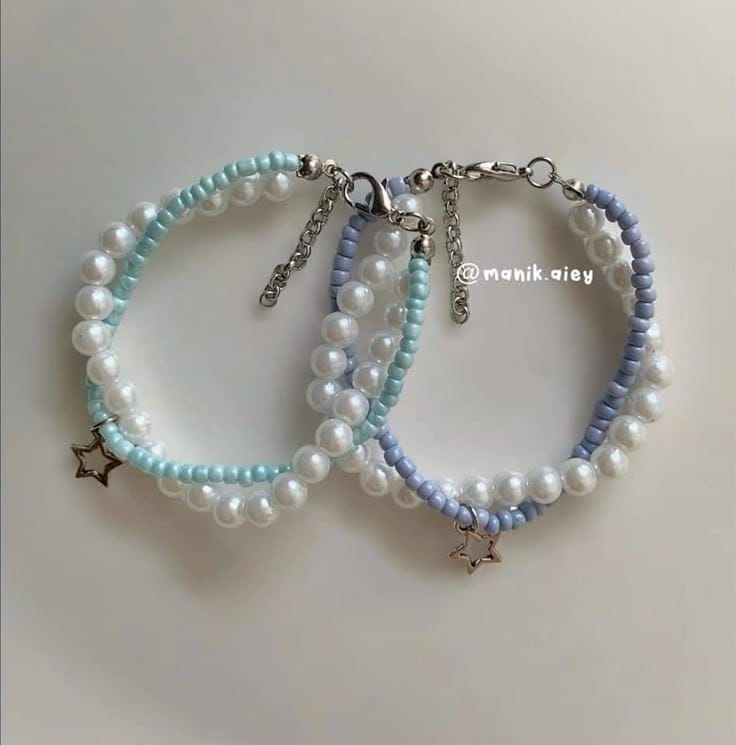 Pair of Blue Dreamy Bracelets