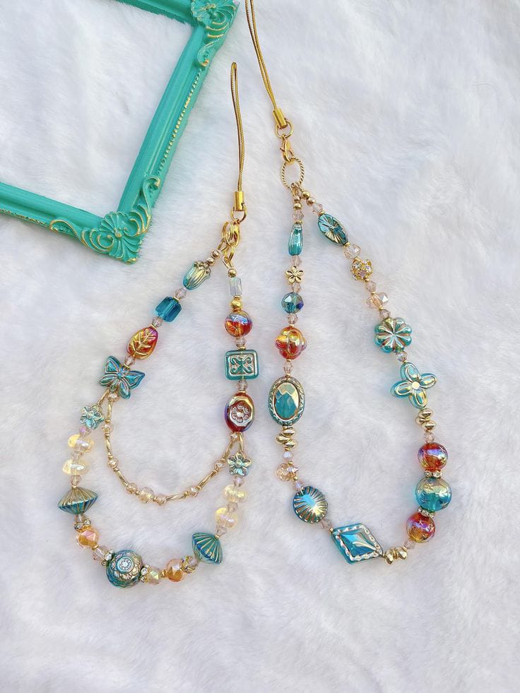 Bohemian style phone charms